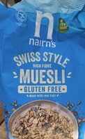 Swiss style high fibre muesli gluten free