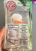 Fiesta Style Chicken Wrap