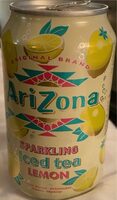 Arizona sparkling iced tea lemon