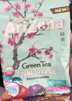 Green tea fruit snacks