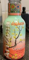 Green tea with honey and peach