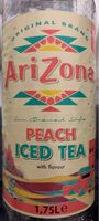 Arizona peach iced tea