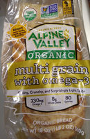 Organic multi grain with omega-3 bread