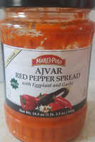 Marco polo, ajvar, red pepper spread