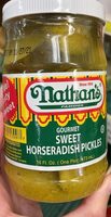 Gourmet sweet horseradish pickles