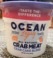 All natural crab meat crab cake blend