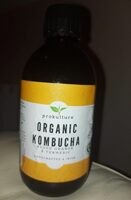 Organic kombucha blood orange and turmeric