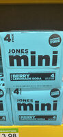 Jones Cane Sugar Soda mini Berry Lemonade Soda