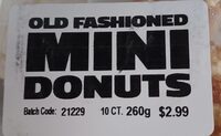 Old Fashioned Mini Donuts