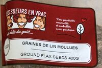 Graines de lin moulu