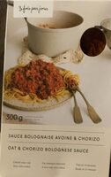 Sauce bolognaise avoine & chorizo