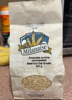Steel cut oats groats