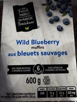 Muffins aux bleuets sauvages