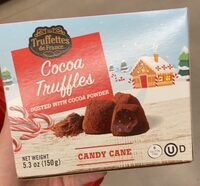 Cocoa truffles Candy Cane