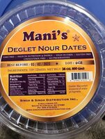 Deglet Nour Dates