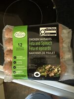 Chicken Sausages Feta and Spinach