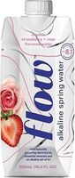 Organic Stawberry + Rose flavored water