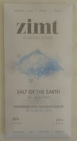 80% Cocoa Salt of the Earth Dark Chocolate Bar Sweetened with Coconut Sugar