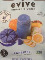 Sapphire Smoothie Cubes