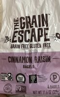 Cinnamon raisin bagel gluten-free grain free