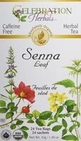 Senna leaf tea organic bag