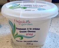 Fromage à la crème style sans produit laitier
