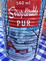 Sirop d'érable pur