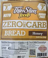 Zero net carb bread