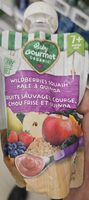 Wildberries rhubarb kale and quinoa baby food