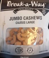 Jumbo cashews (noix de cajou)