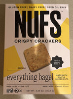 CRISPY CRACKERS everything bagel