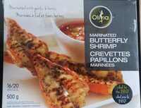 2 x Marinated butterfly shrimp olivia