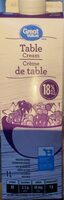 Crème de table 18%