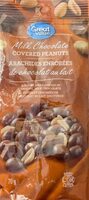 Milk chocolate covered peanuts