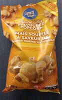 Maïs soufflé à saveur de beurre comme au cinéma