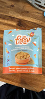 Puffed cereal snack carotte patate douce et kale