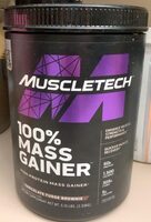 100% Mass Gainer Chocolate Fudge Brownie