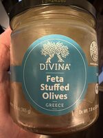 Olives Stuffed With Feta Cheese In Oil