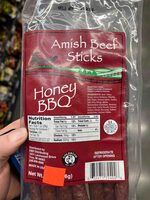 Amish Beef Sticks Honey Bbq