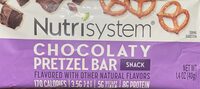 Chocolaty pretzel bar