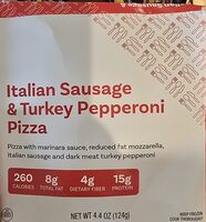 Nutrisystem Italian sausage and turkey pepperoni pizza
