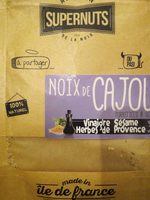 Noix de cajou vinaigre sésame herbes de Provence