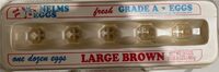 Large Brown Grade A Eggs