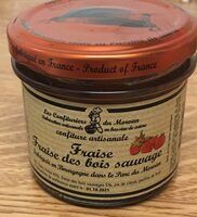 Confiture fraise des bois sauvage