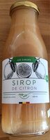 Sirop de citron bio