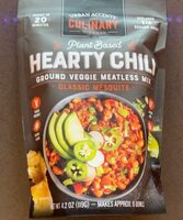 Plant based hearty chili