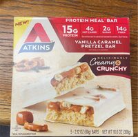 Vanilla Caramel Pretzel Bar