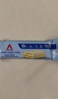 Protein wafer crisp lemon crème