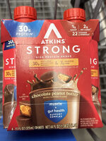 Strong High Protein Shake Chocolate Peanut Butter