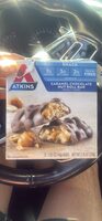 Protein snack bar caramel chocolate nut roll
